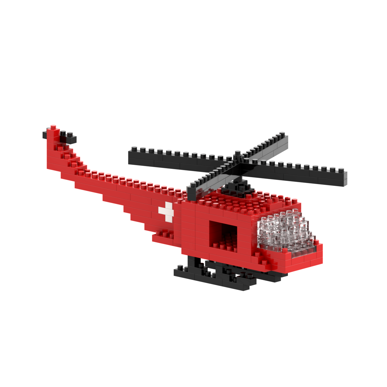 Brixies - Wholesale Building Set - Kids - BRIXIES Swiss helicopter0