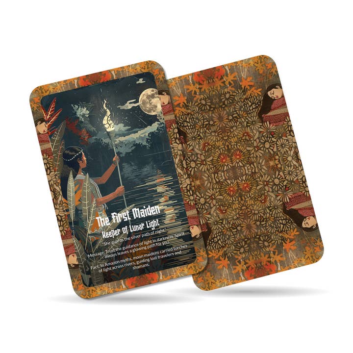 Ibiza Tarot USA - Wholesale Tarot Cards - Oracle of the Moon Maidens Lunar Spirit Deck – 22 Cards1