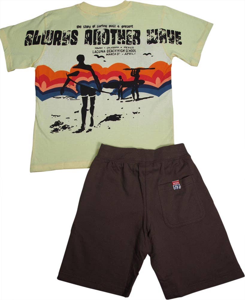Eastern Off Price – Engroshandel Top- og shortssæt – til børn – Mish Mish småbørn & dreng bomuld kortærmet sæt15