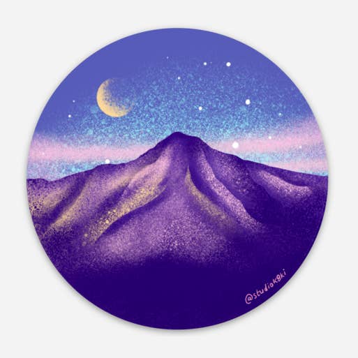 Matterhorn Die Cut Stickers for wholesale by Studio K8Ki