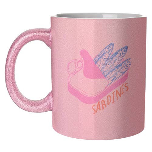 ART WOW - Wholesale Coffee Mug - Mugs 'Pastel Sardines in Tin – Cute Re10