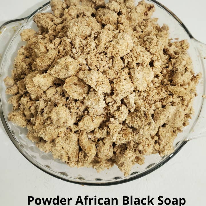 Powder African Black Soap for wholesale by Leside Naturals