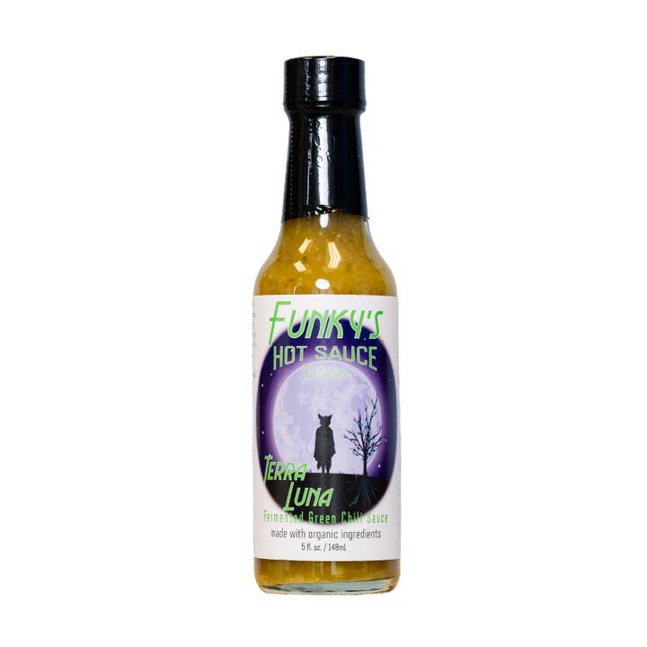 Terra Luna (medium) for wholesale by Funky's Hot Sauce Factory