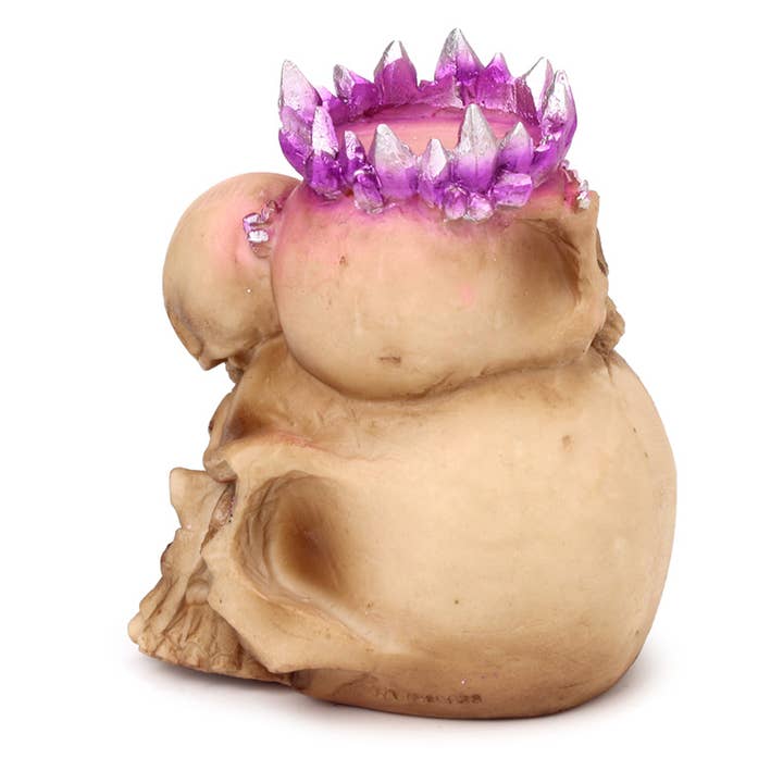 Puckator Ltd - Wholesale Candle Holder - Elements Baby Dragon Crystal Skull Cave Tea Light Holder