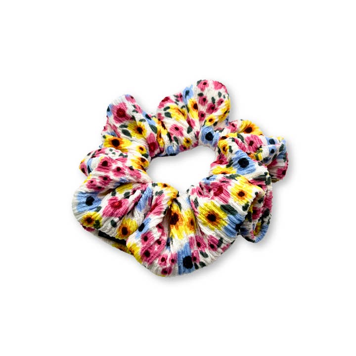 Mini Blomstret Sommer Hårelastik for engroshandel hos Enchanted Scrunch