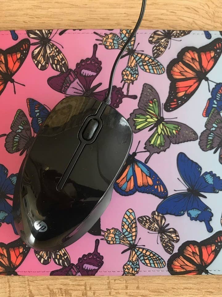 Butterfly Mouse Mat for wholesale by Helen Simone Textiles Printer