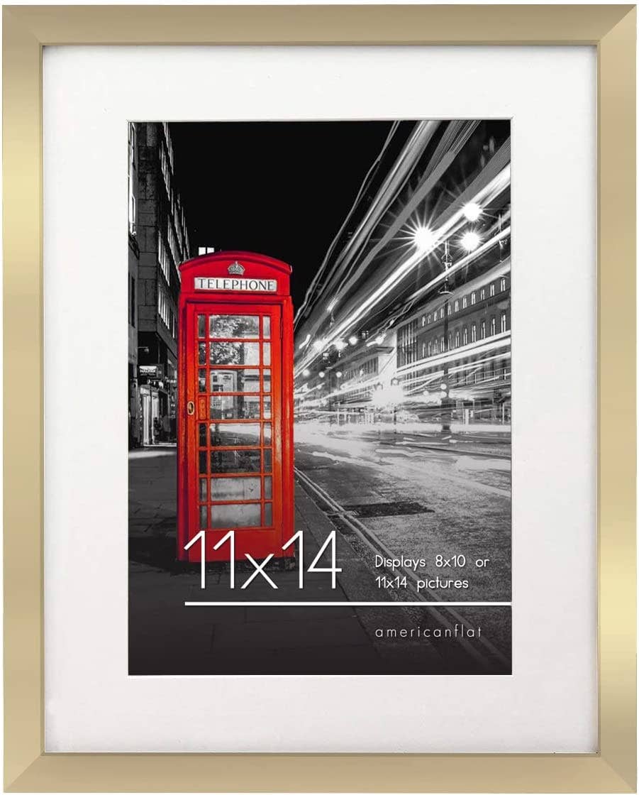 Americanflat - Wholesale Picture Frame - Americanflat Picture Frame with Mat Standard Molding180