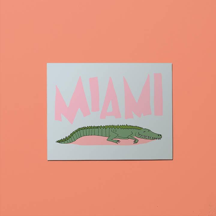 Carte Miami Gator pour la vente par bethmade