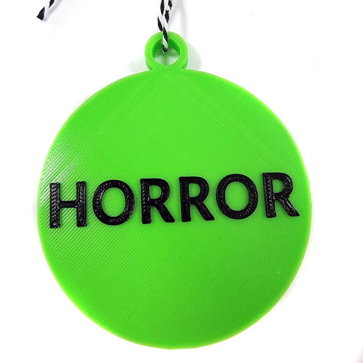 Printy Vibes - Venta al por mayor Adornos - Pegatina de terror VHS impresa en 3D, espeluznante adorno de1