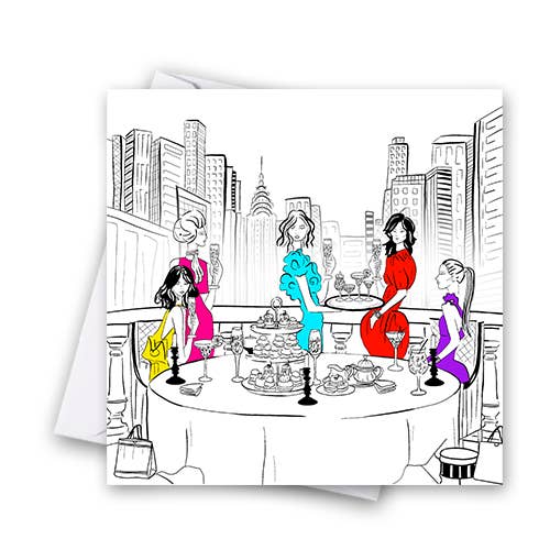 Catherine Loves - Wholesale Everyday Greeting Card - Sex in the City- Afternoon Tea Greeting Card