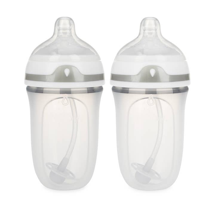 Nuby - Wholesale Baby Bottle - Nuby 2 Pack Slow Flow Comfort Bottle, 8oz