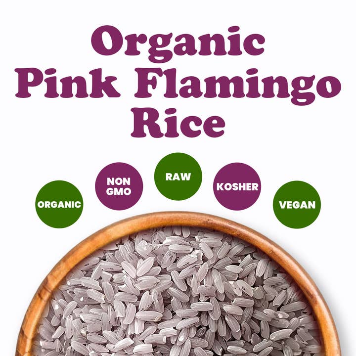 Food To Live - Wholesale Rice - Organic Pink Flamingo Rice - by Food to Live3