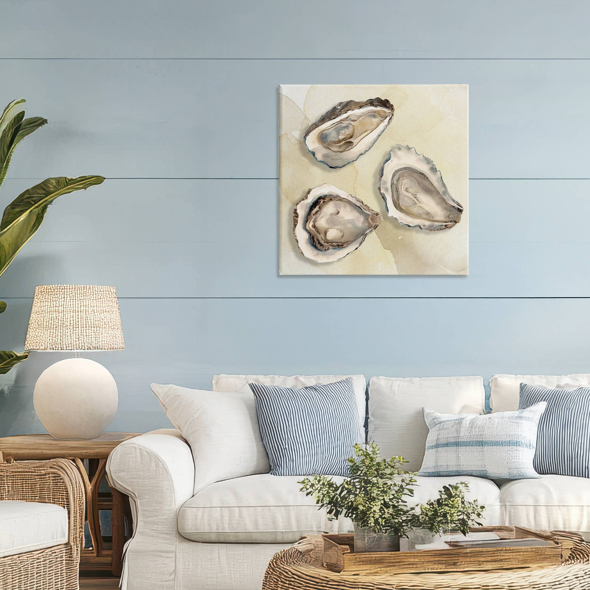 Stupell Industries - Wholesale Wall Sign - Beige Oyster Trio - Unframed Wall Art9