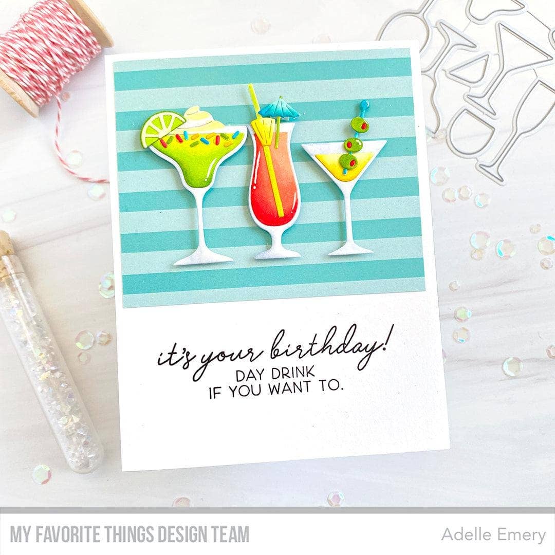 My Favorite Things - Wholesale Verjaardagskaartje - Hef een glas18