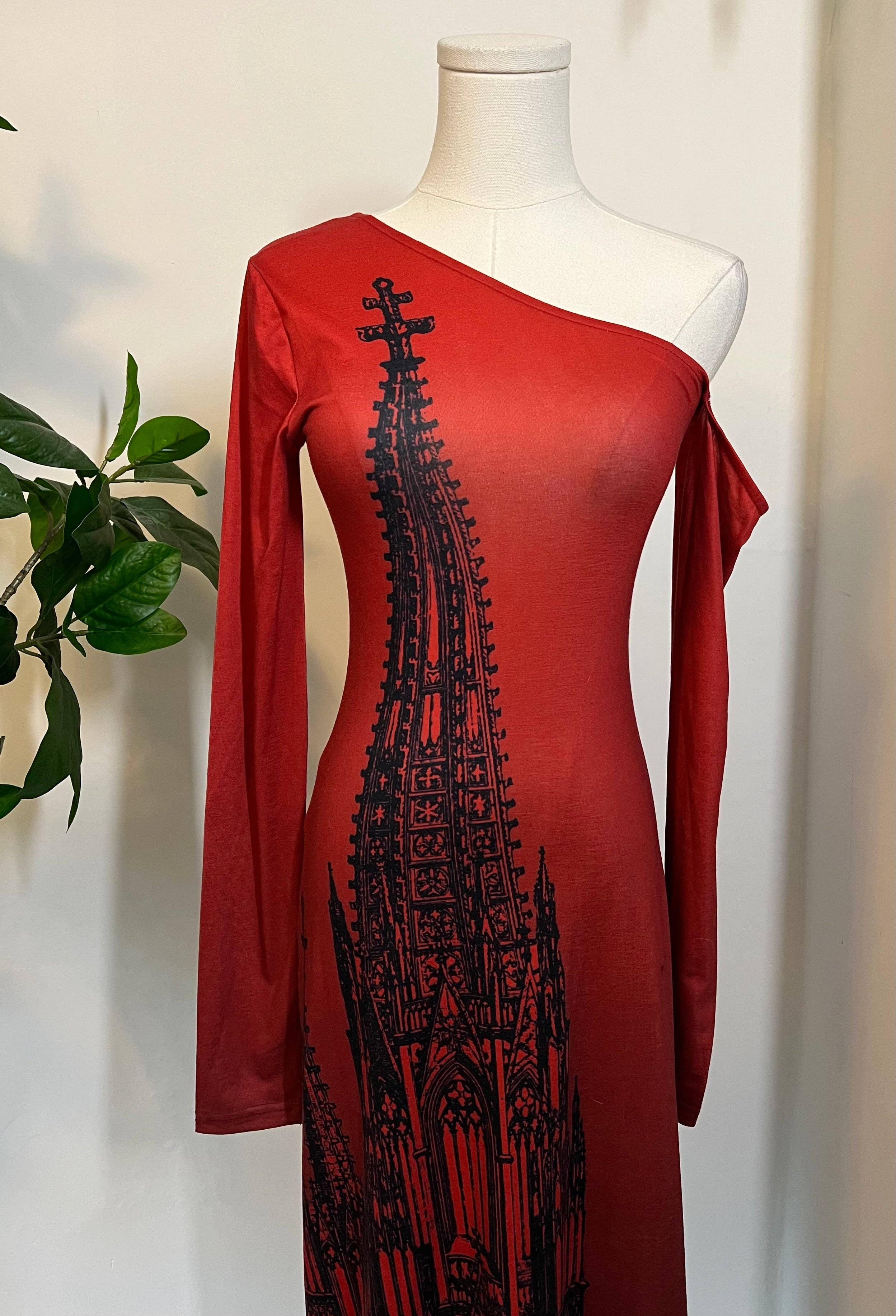 Witchwood Bags - Vente Robe – femme - Elspeth - Robe Maxi Confortable Cathédrale - PRÊTE À EXPÉDIER9