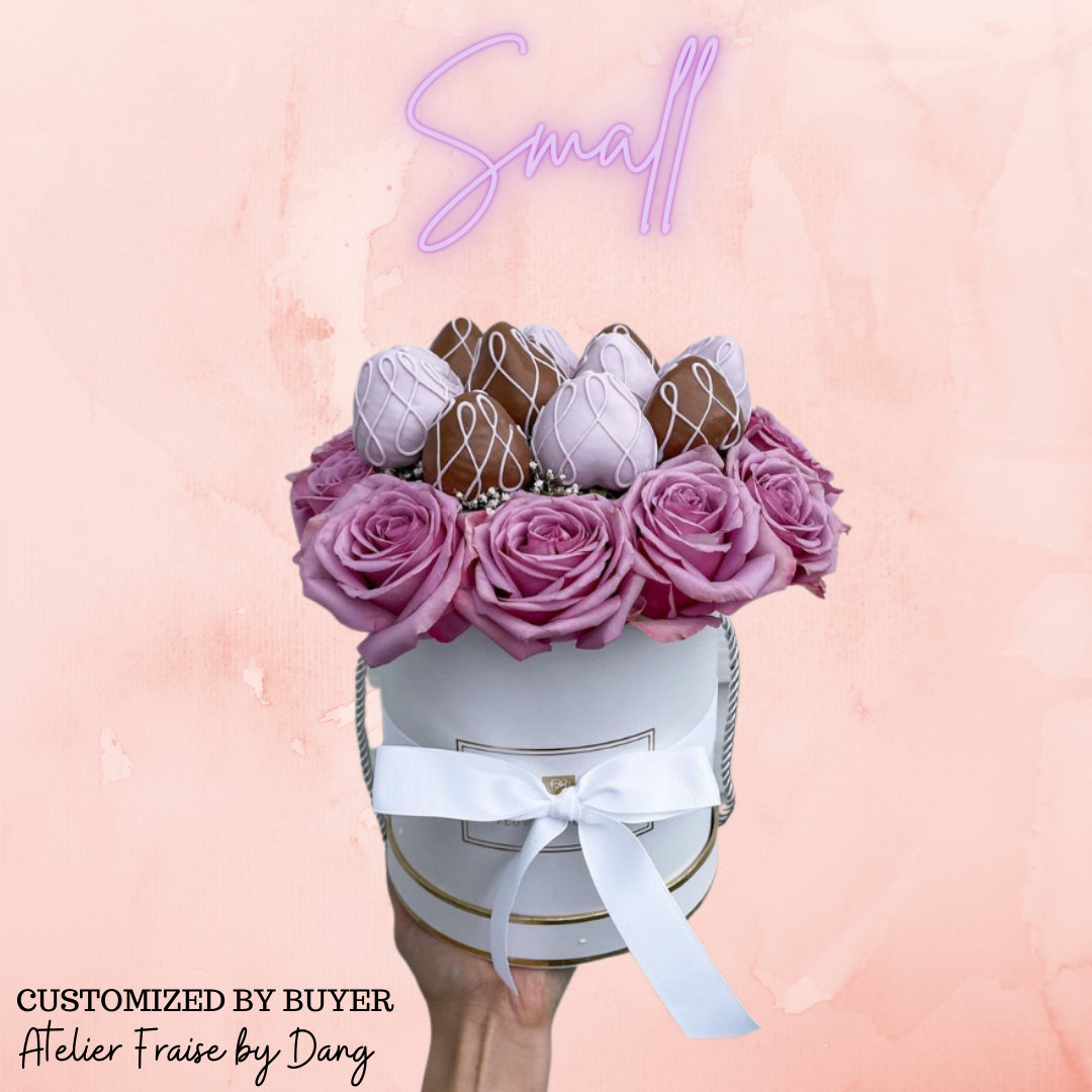 Elegant Design Supply - Wholesale Gift Box - Round "Flowers for you" Hat Flower Box25