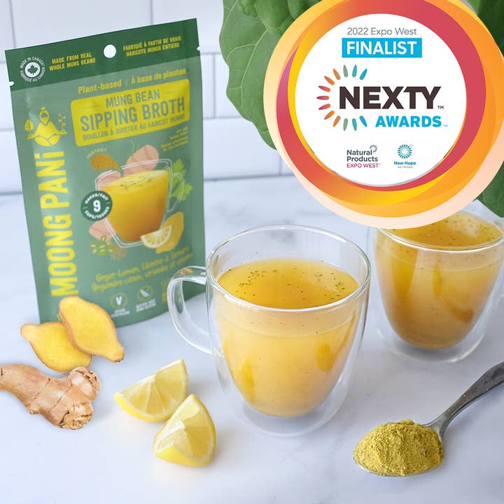 Moong Pani: Golden Mung Sipping Broths. Khichari and Dals – Sopa por atacado – Caldo Vegan Moong Pai Golden Mung: ALHO ASSADO, Cúrcuma5