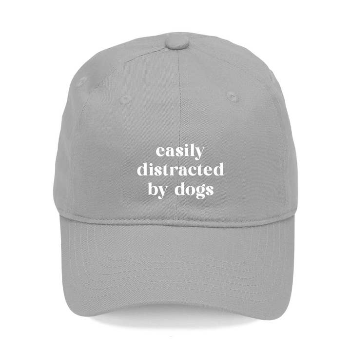 Distracted by Dogs Cap for wholesale by Viv&Lou