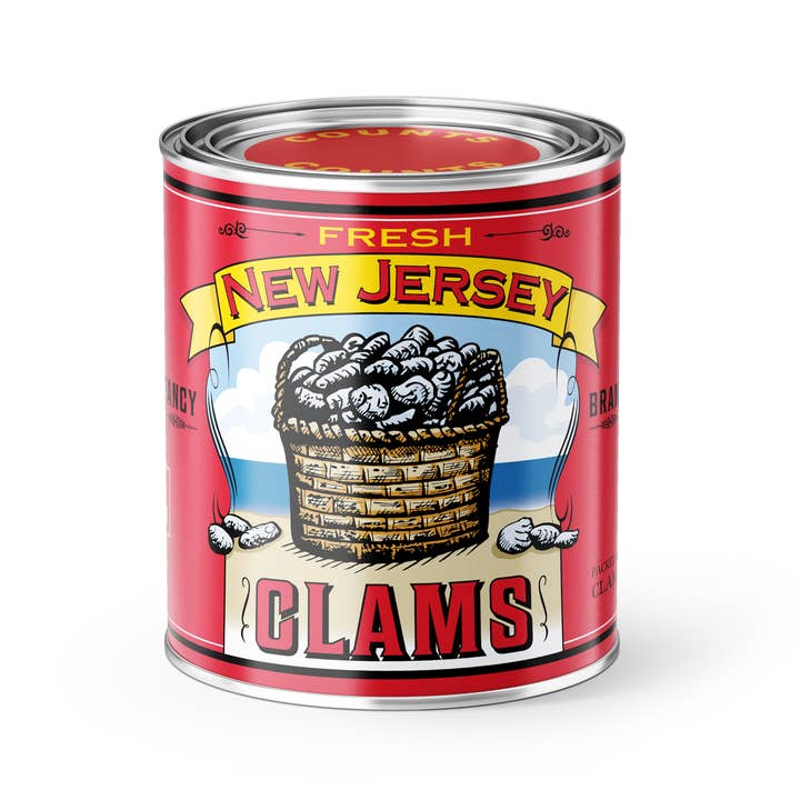 Annapolis Candle - Wholesale Pot/gevulde kaars - Vintage kaars in New Jersey Clams-stijl0