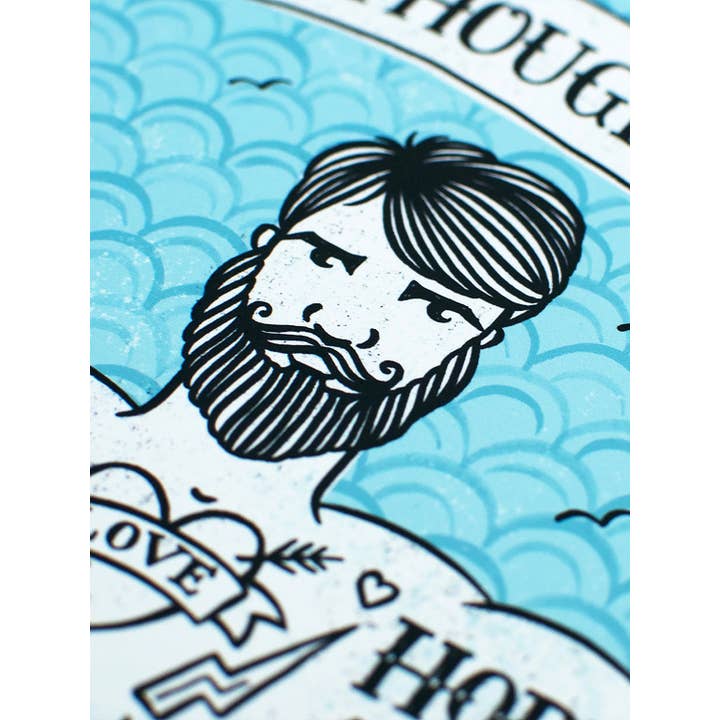 Alexandra Snowdon - Wholesale Congratulations card - Merman Congratulations Card1