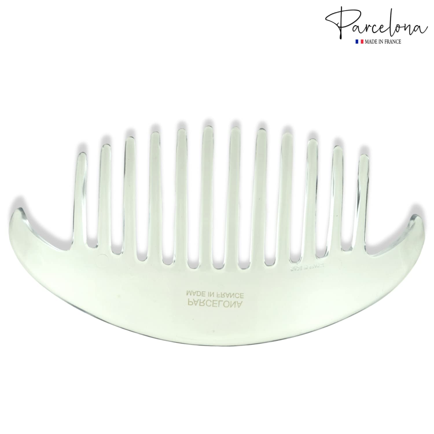 Parcelona - Wholesale Hair Brush/Comb - Parcelona French Alice Large Celluloid 12 Teeth Side Hair Combs for Women 2 Pcs13
