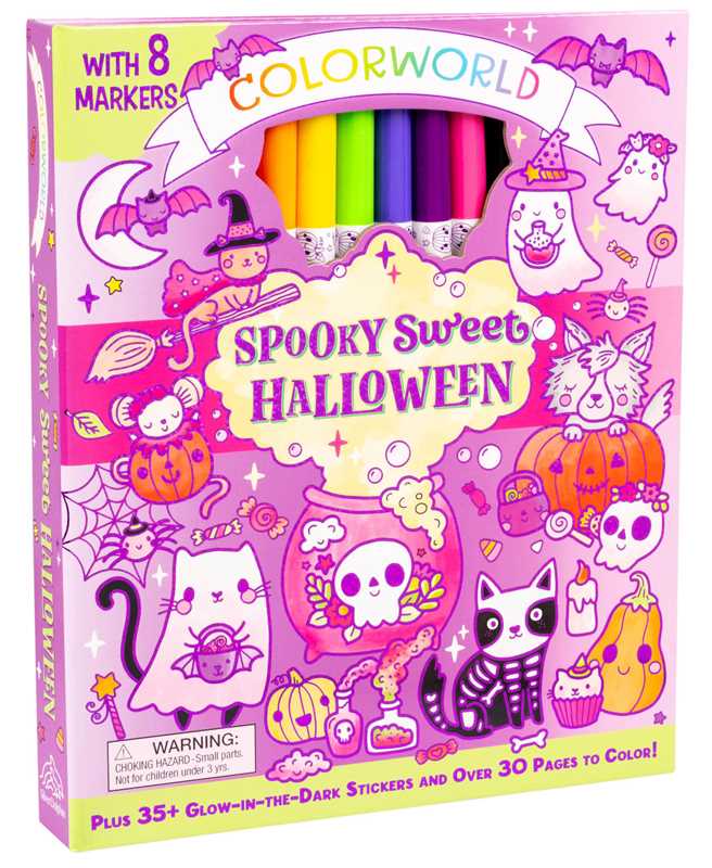 Simon & Schuster - Wholesale Coloring & Activity Book - Kids & Baby - ColorWorld: Spooky Sweet Halloween by1