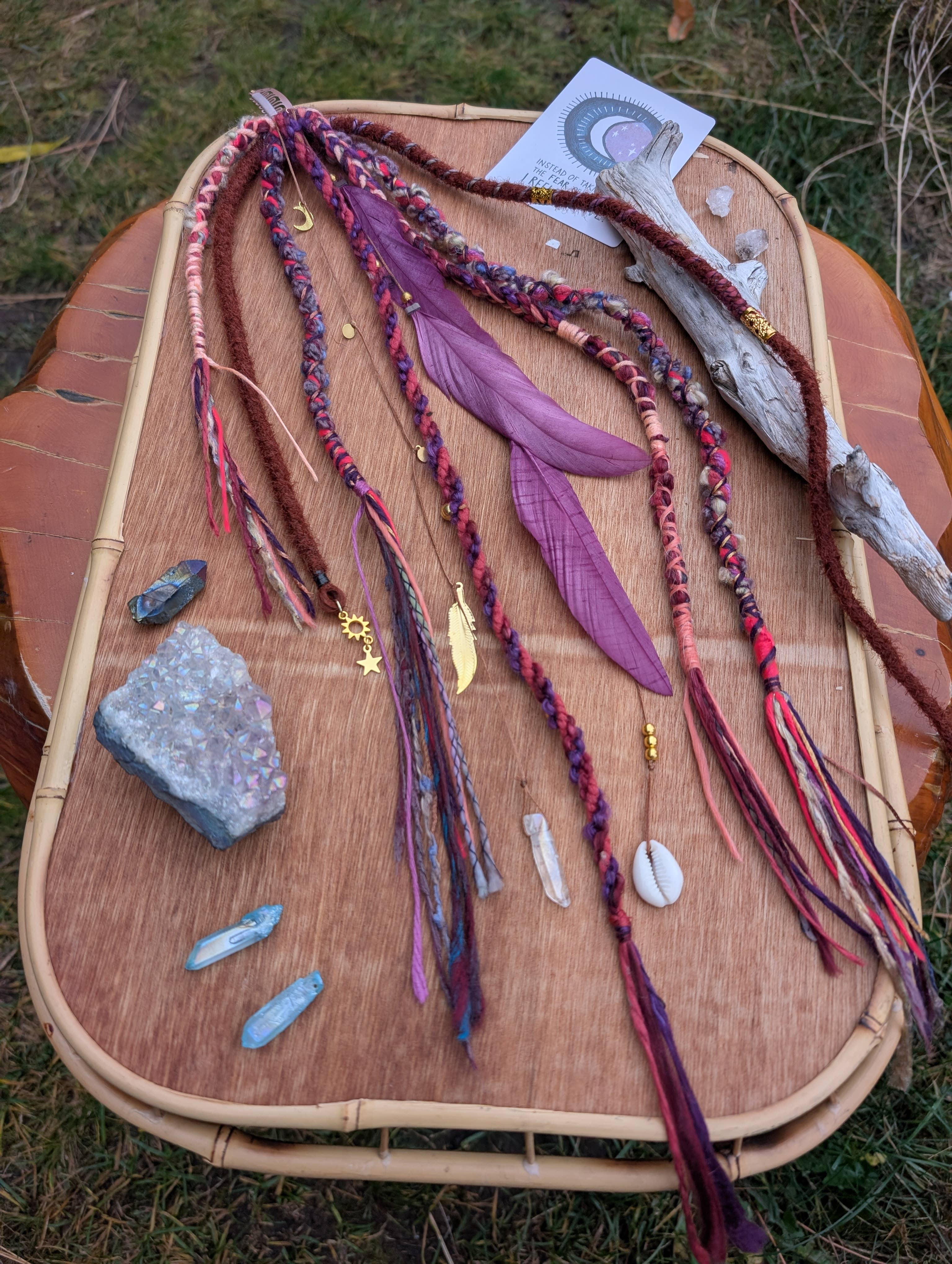 Sea Gypsy Designs - Vente Extensions de cheveux - Choisissez vos couleurs ! BOHO ∆ GYPSYDREADS multicouches9