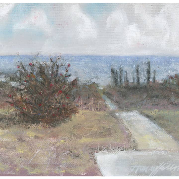 "Porch View" Canvas Print for wholesale by Honey Hilliard Art