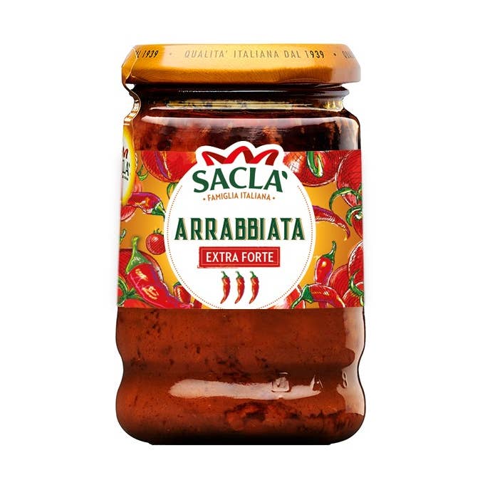 Extra Hot Arrabbiata 190g for wholesale by Sacla