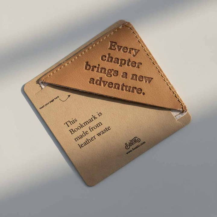 Soothi | Containers Of Creativity - Wholesale Bookmark - Square Leather Bookmarks1