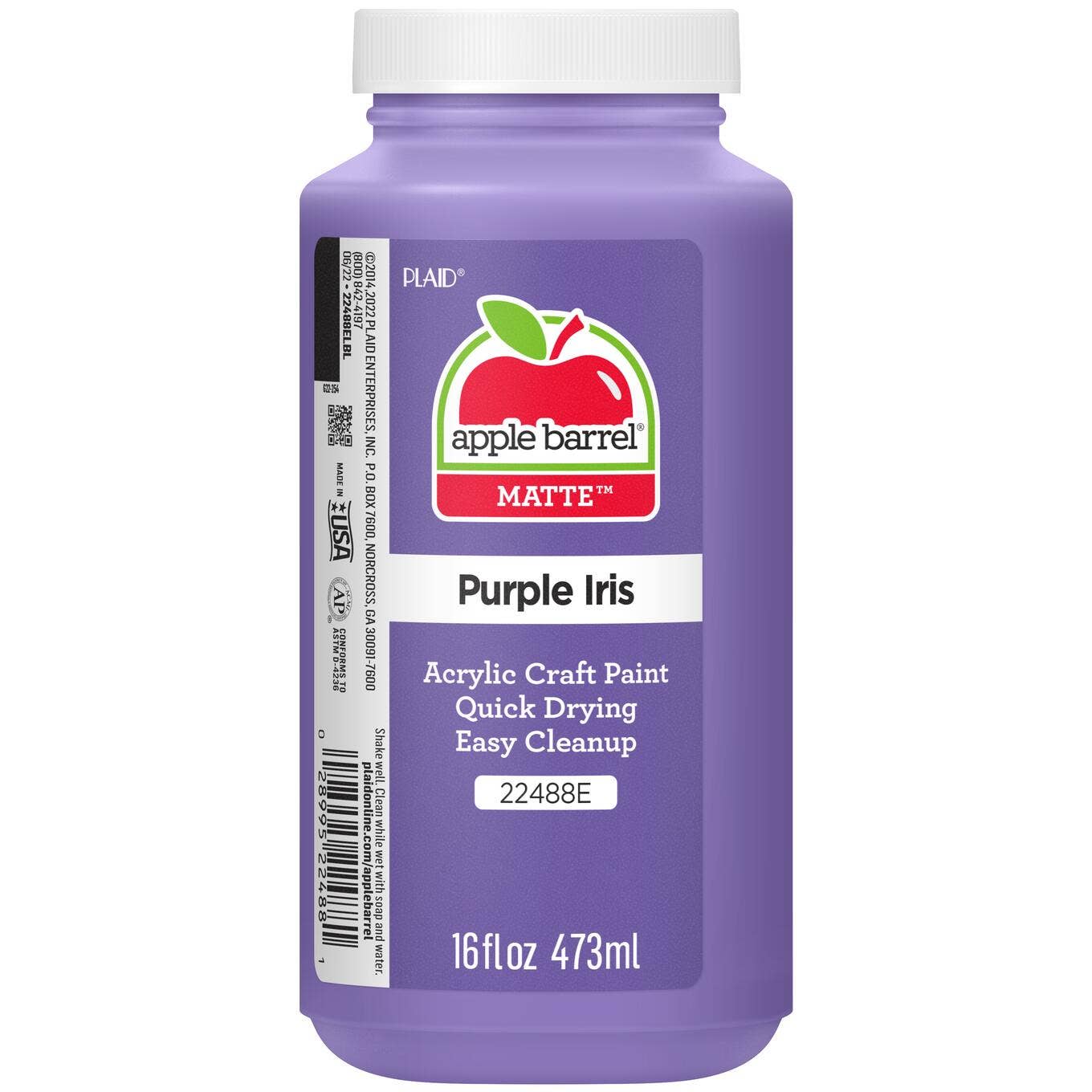 Plaid Crafts - Wholesale Acrylic Paint - Apple Barrel ®  Matte Acrylic Paint - 8 oz, 16 oz57