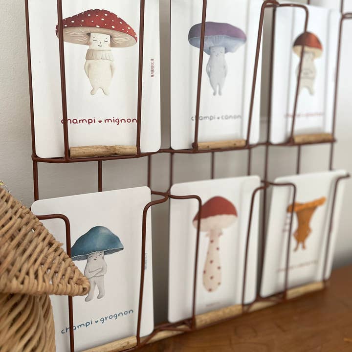 Papier Poetic - Wholesale Postcard - Postcard / Card "Mushroom-cute"1