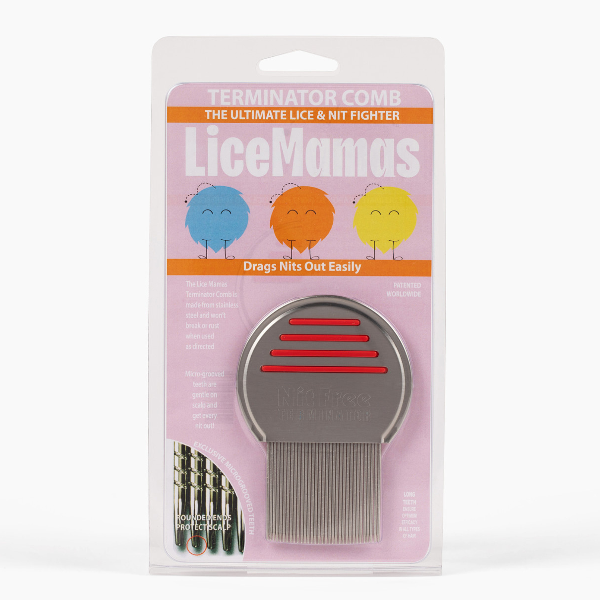 Lice Mamas, LLC - Wholesale Hair Brush/Comb - Lice Mamas Terminator Comb - Removes Nits, Lice & Super lice1