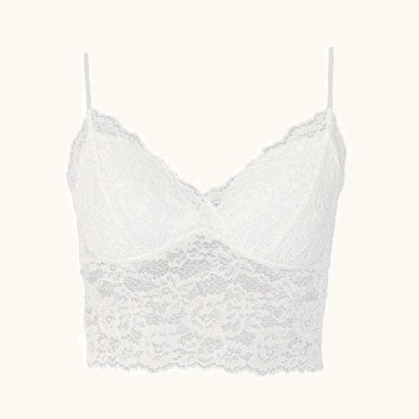 dash of daring - Wholesale Bralette - Women's - VIVIENNE BRALETTE - WHITE