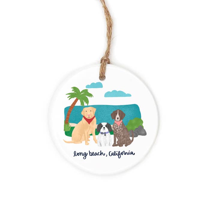 The Cheery Pet - Wholesale Ornament - Regional Pet Ornaments - Name Drop