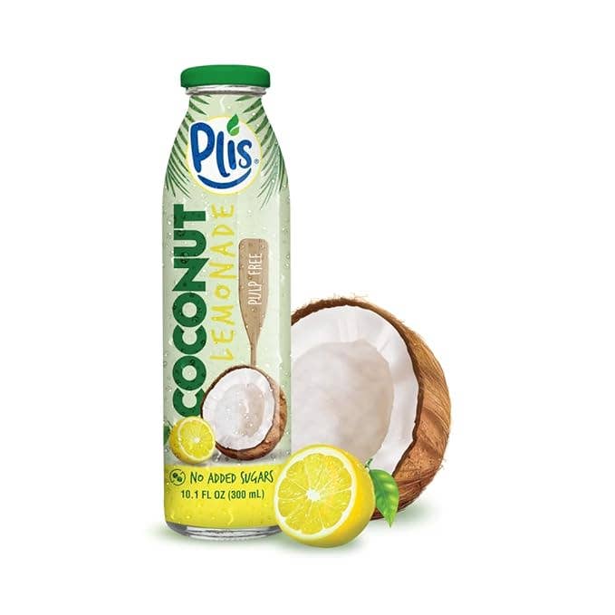 I Got Your Candy - Wholesale Fruit Juice - Ricky Joy Plis Coconut Lemonade Pulp Free 10.1 fl oz - 12ct