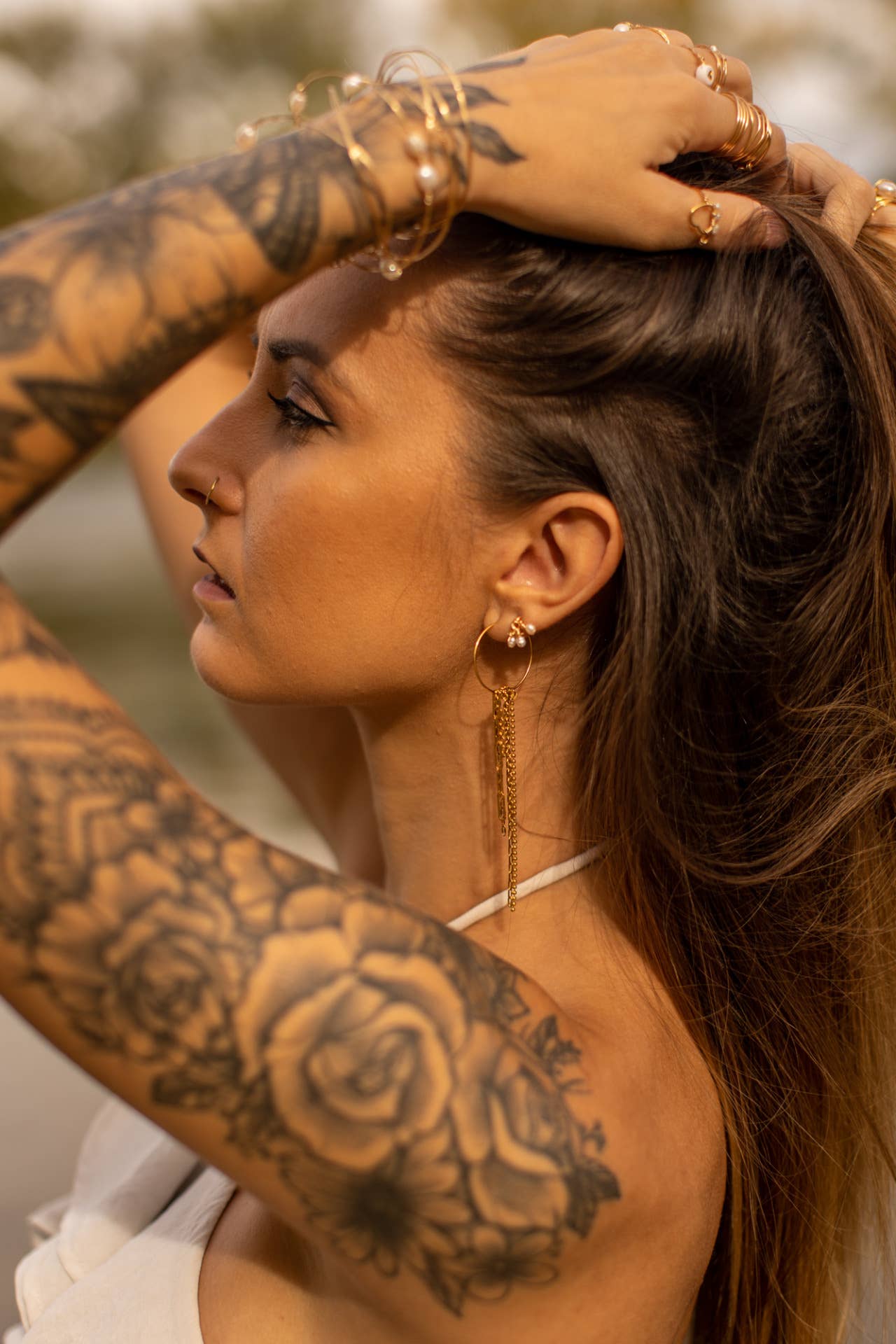 la plagette sauvage - Vendita all'ingrosso Orecchini pendenti - Orecchini «Déferlantes»1