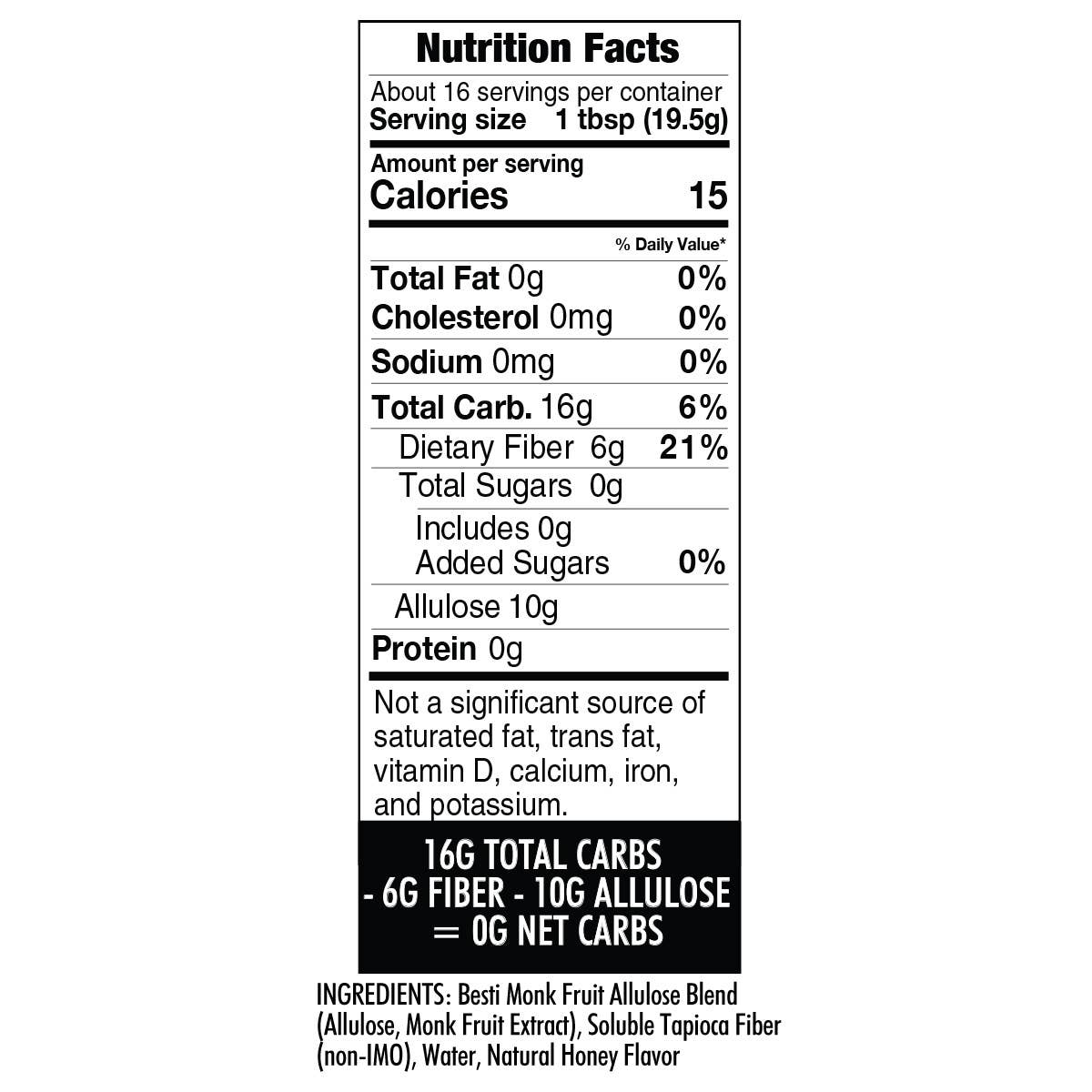 Wholesome Yum - Wholesale Honey - Wholesome Yum Zero Sugar Honey Substitute2