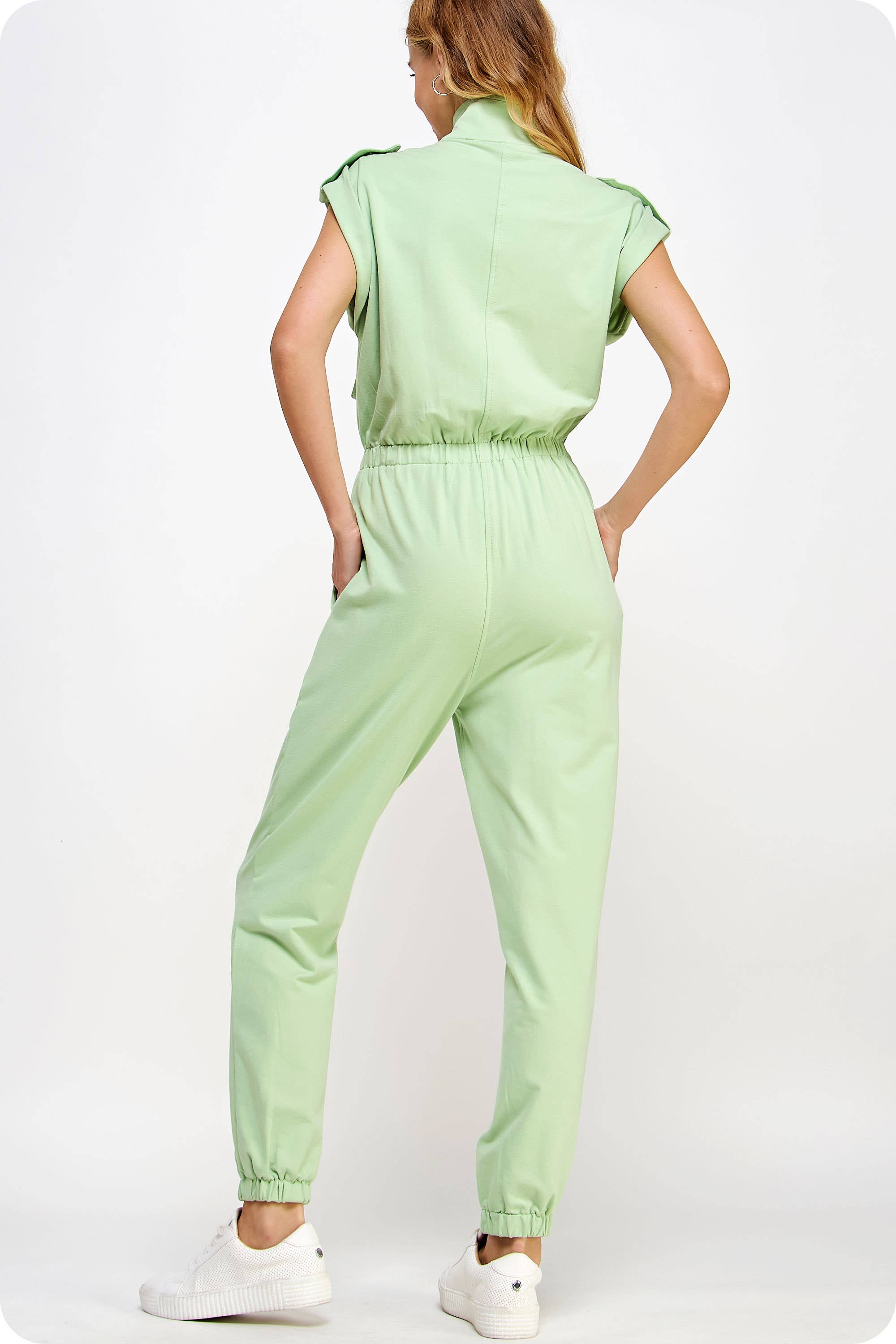 Strut & Bolt - Venta al por mayor Peto - Mujer - Mono tipo jogger sin mangas con cuello alto31