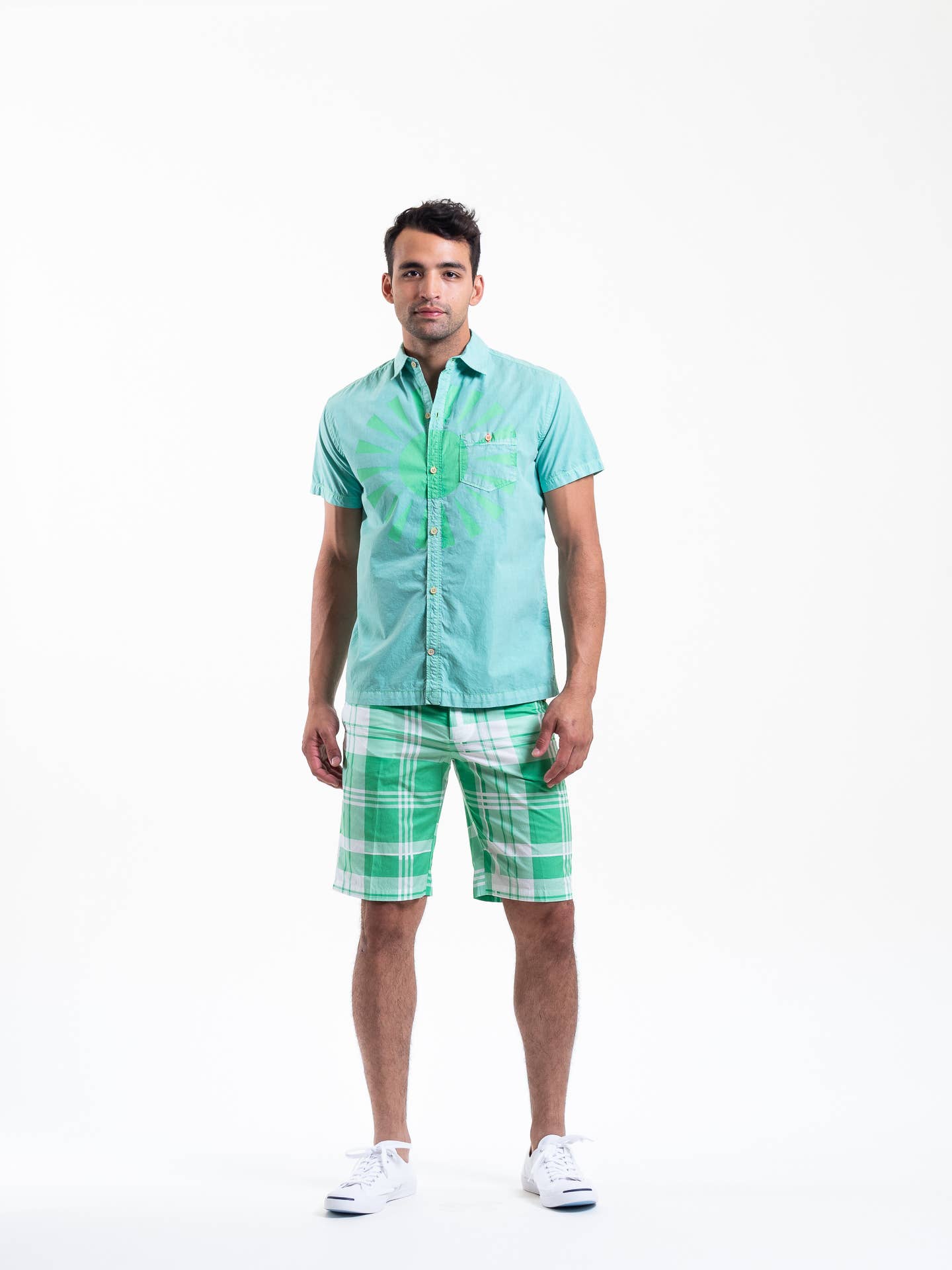 El Tuggle - Wholesale Button Down Shirt - Men's - LOGO Screen Print EL Shirt2