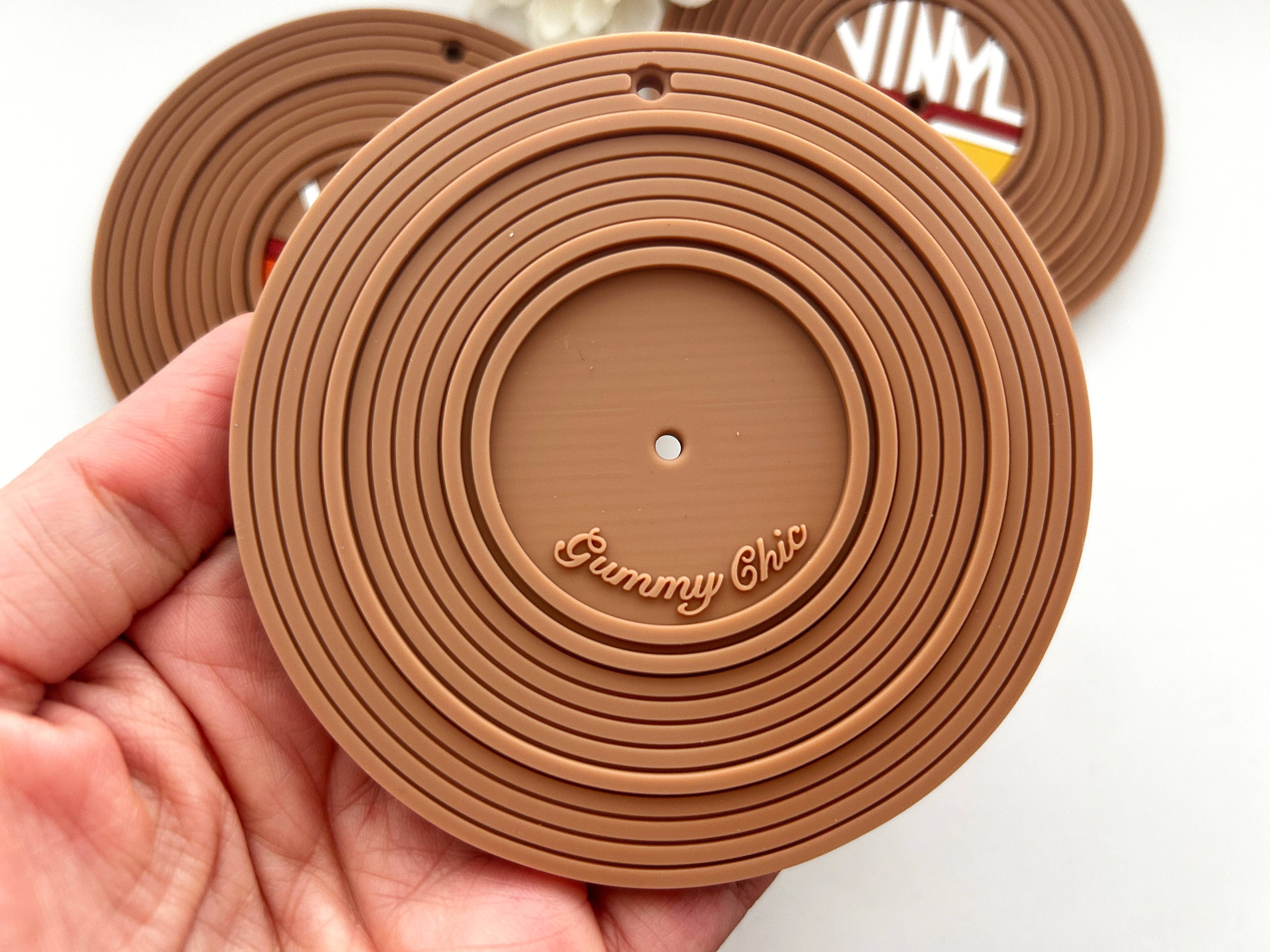 Gummy Chic – wholesale Teether (not clip-on) – Baby – Vinyl Record Silicone Baby Teether Toy for Music Lovers 2