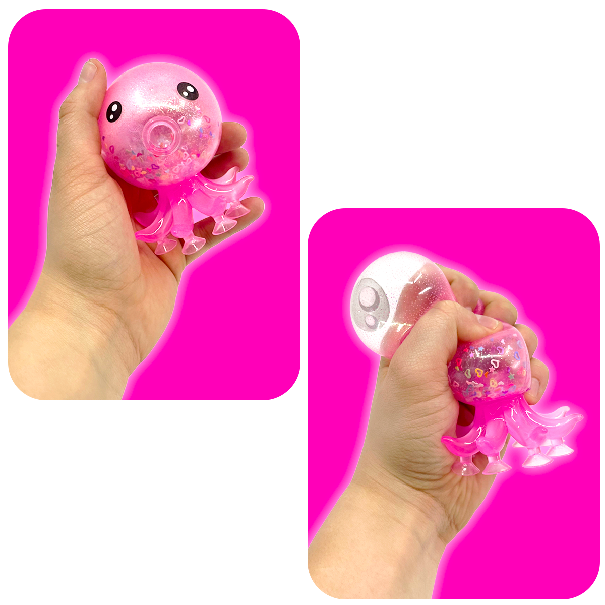 Novelty Brands - Wholesale Squishy Toy - Kids & Baby - So Much Fun! Squishy Light Up Octopus Boxed Toy - 12/Display3
