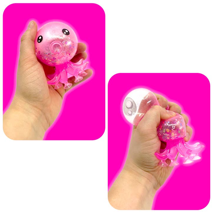 Novelty Brands - Wholesale Squishy Toy - Kids & Baby - So Much Fun! Squishy Light Up Octopus Boxed Toy - 12/Display3