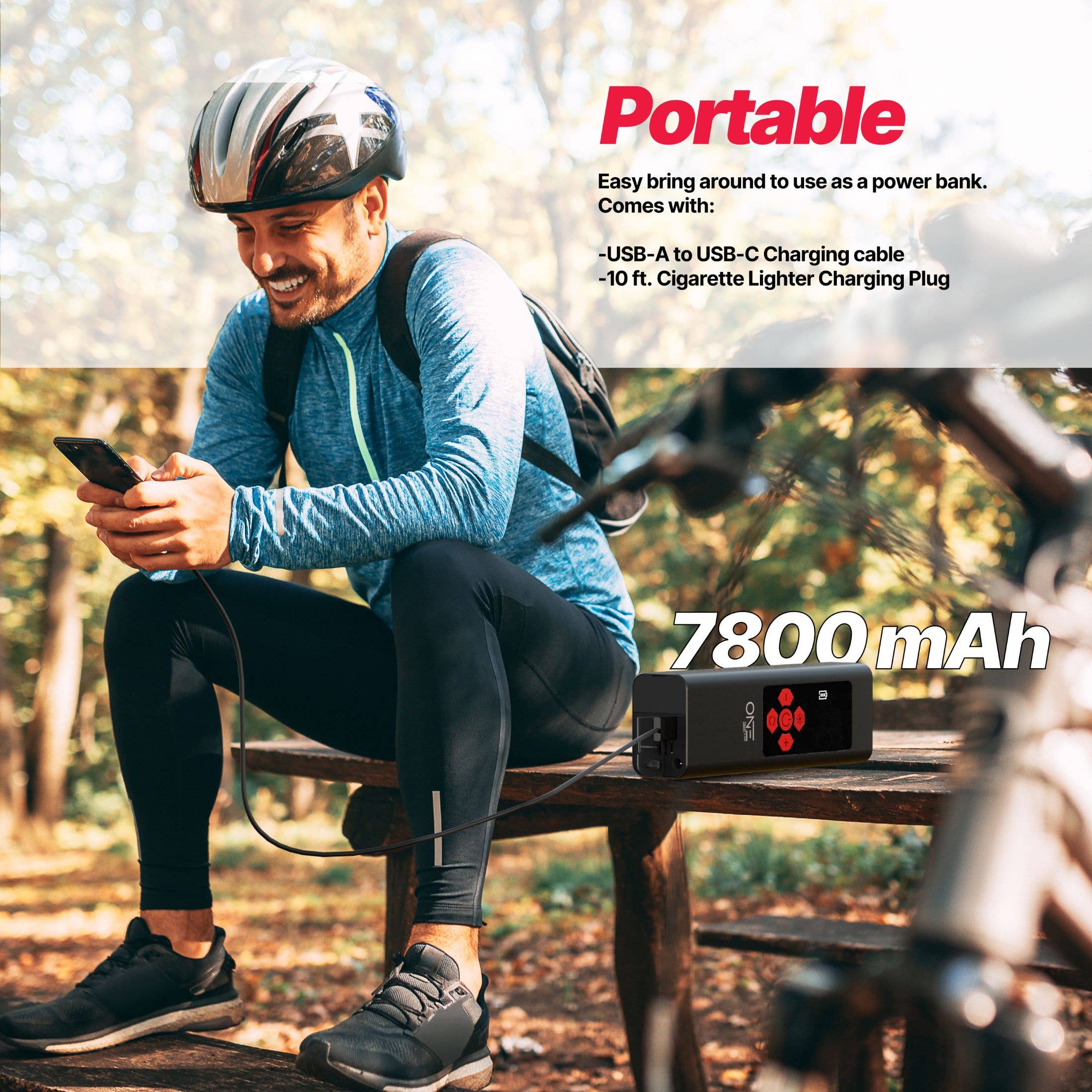 Promounts – wholesale Inflatables – Digital Tire Inflator Portable Aluminum Air Compressor1