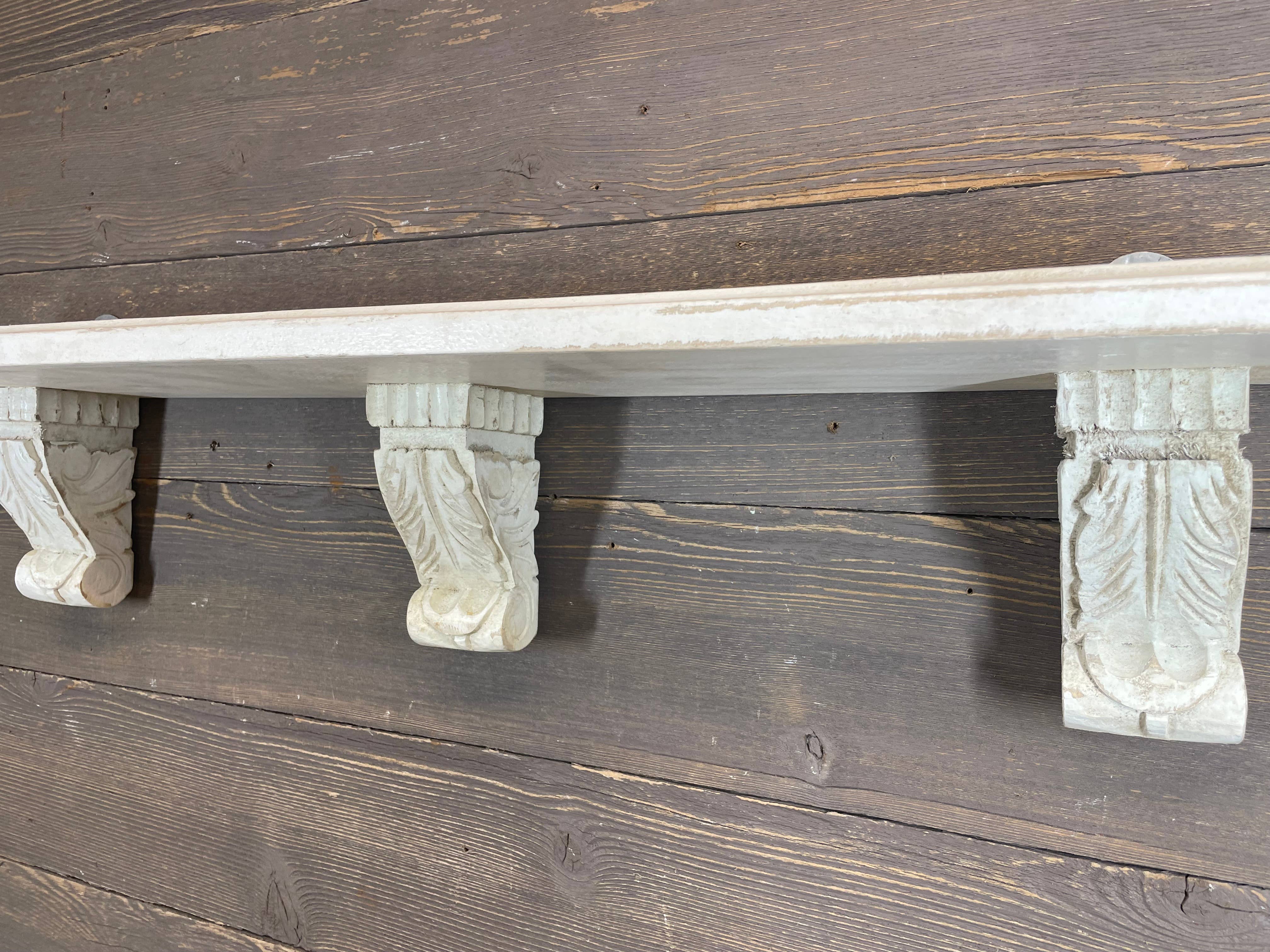 My Amigos Imports - Wholesale Wall Mounted Shelf - CLEARANCE-Calera-Farmhouse-Shelf-Corbels-29x7x5-Calera--$203