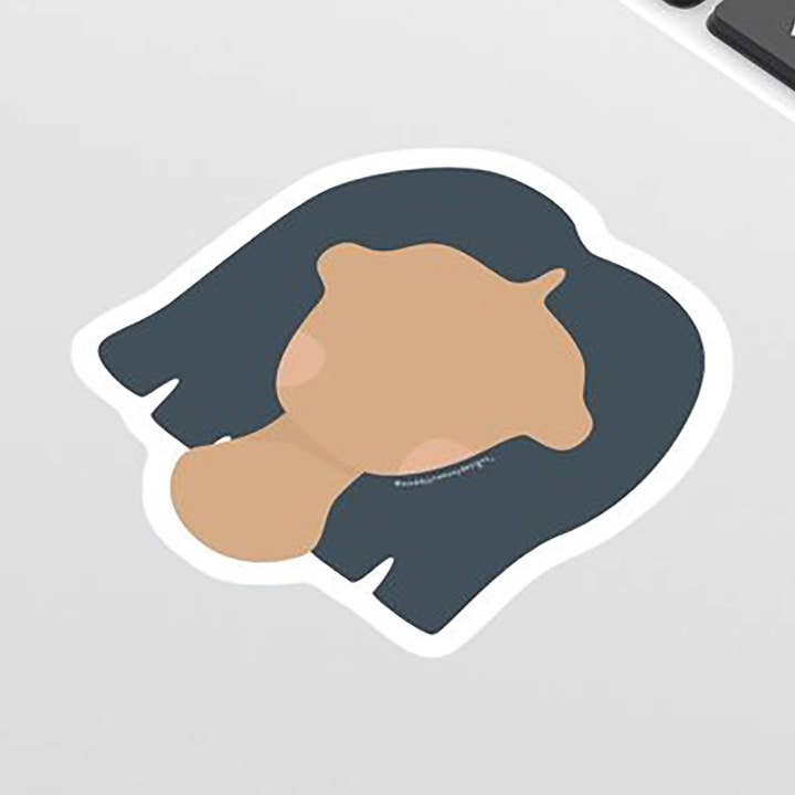 Floating Head Sticker Pack (4 Stickers) for wholesale by Maddy Ramsay Designs