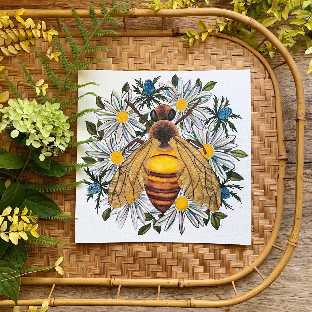 Candace Fincher – Großhandel Kunstdruck – Heimdeko mit Honigbienen-Aufdruck oder Hummel, Geschenk für Imker, Seehaus-Dekoration4