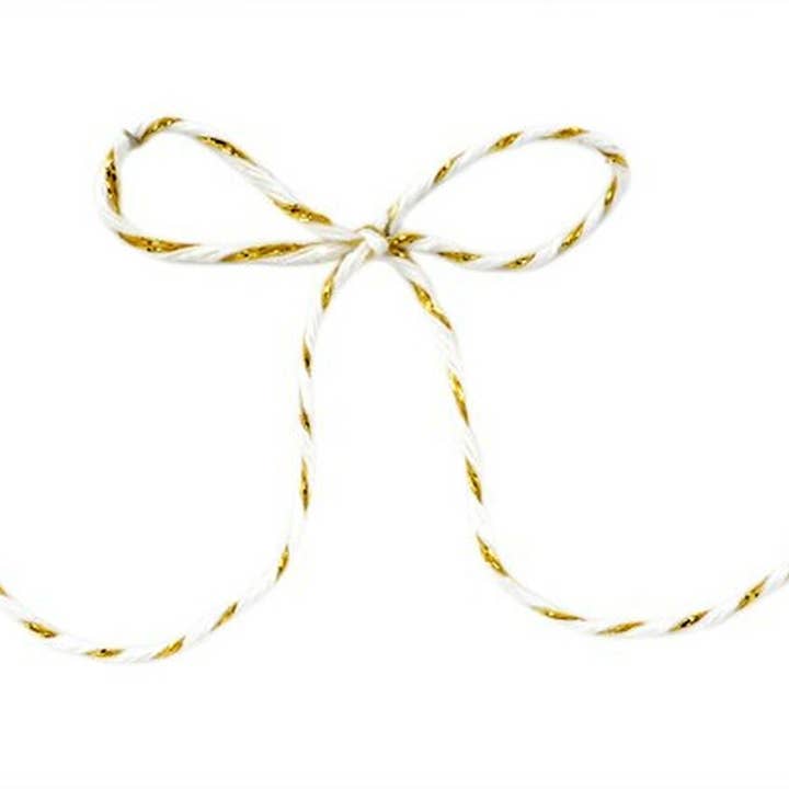 Twine - Metallic Gold & White for wholesale by MIDORI Inc.