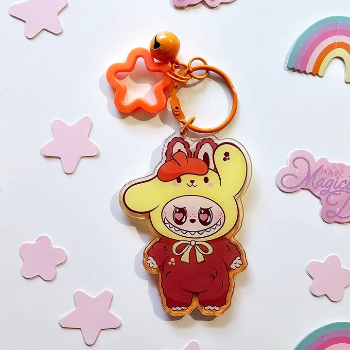 POMPO KEYCHAIN for wholesale by Jennyray illustrations