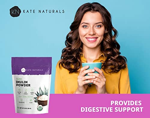 Kate Naturals – Proteína/Superalimento em pó por atacado – Pó Orgânico de Inulina (Blue Agave)5